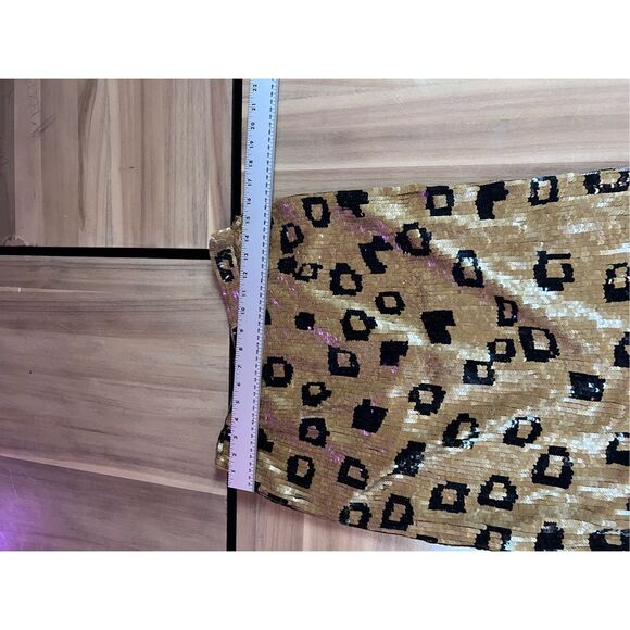 Maple brand, leopard‎ print, sequins mini skirt size 6 - Picture 5 of 6